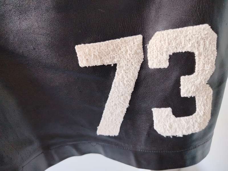 Black Pleather Shorts by Markham in size M | Generously sized | Some cracks and peel in crotch area