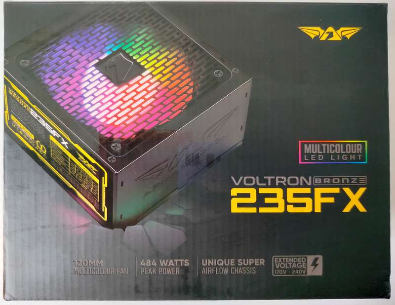 Armaggeddon Voltron Bronze 235FX Power Supply with RGB light