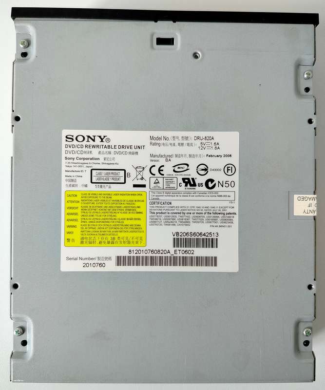 Sony IDE DVD-Writer