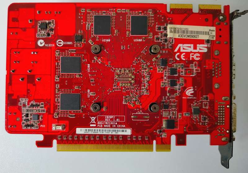 Asus Radeon 5670 1GB | No display | For spares or repair
