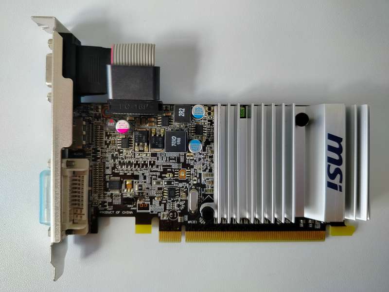 MSI Radeon 5450 1GB | VGA, DVI, HDMI | Silent