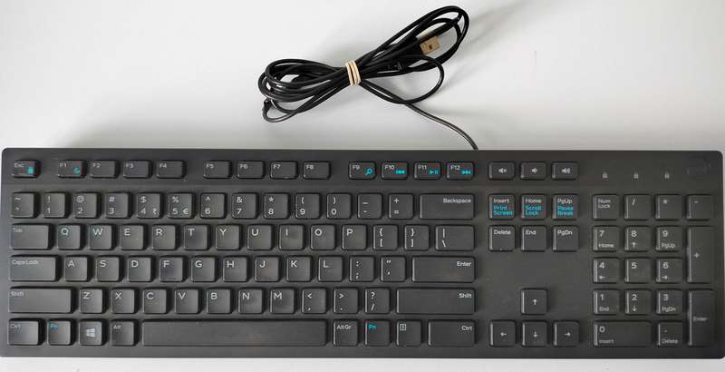 Dell Multimedia Keyboard KB216 - US International (QWERTY) - Black