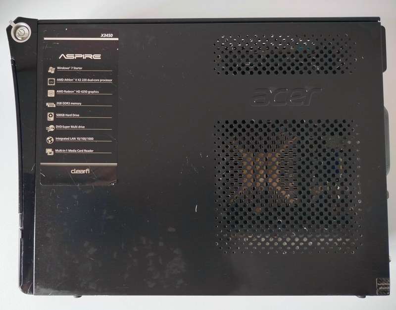 Acer Aspire x3450 - DOES NOT TURN ON