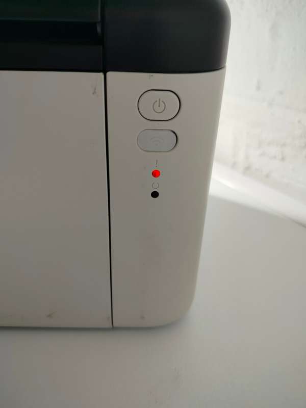 Brother HL-1210W laser printer | In original box | Flashing orange LED