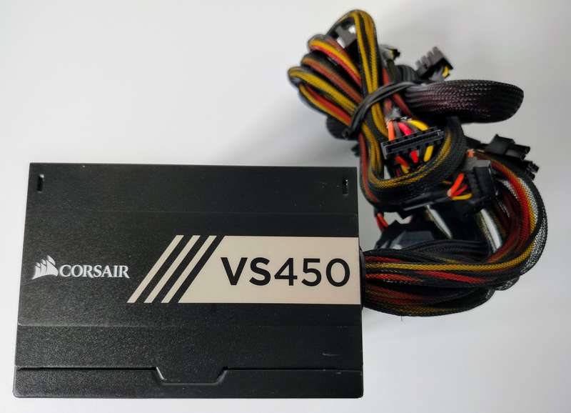 Corsair VS450 80 PLUS ATX Power Supply | Clean and Quiet
