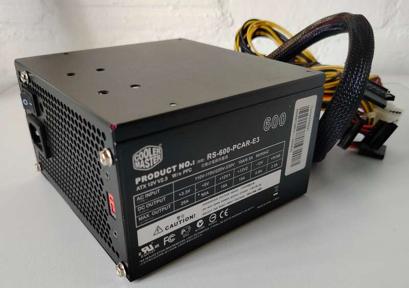 CoolerMaster 600w Power Supply