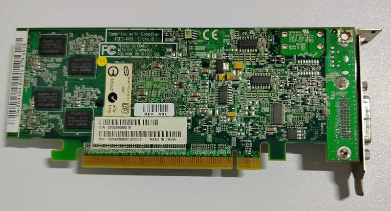 ATI AMD Radeon X600 PRO RV380X | PCI-E | 256MB | DMS-59 | Low profile