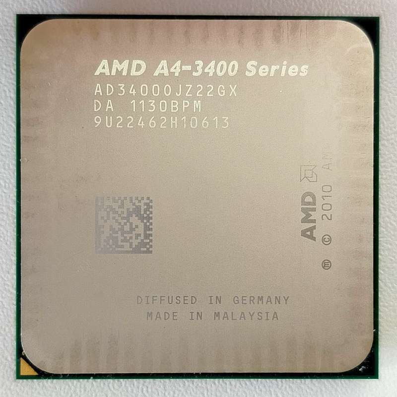 AMD A4-3400 APU | 2C/2T @ 2.7GHz | Radeon HD 6410 graphics | Socket FM1
