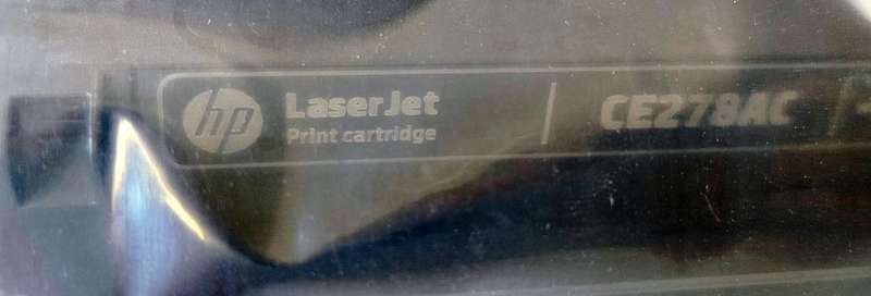 HP 78A Original Black Ink Toner for M1536, P1566, P1606 Printers