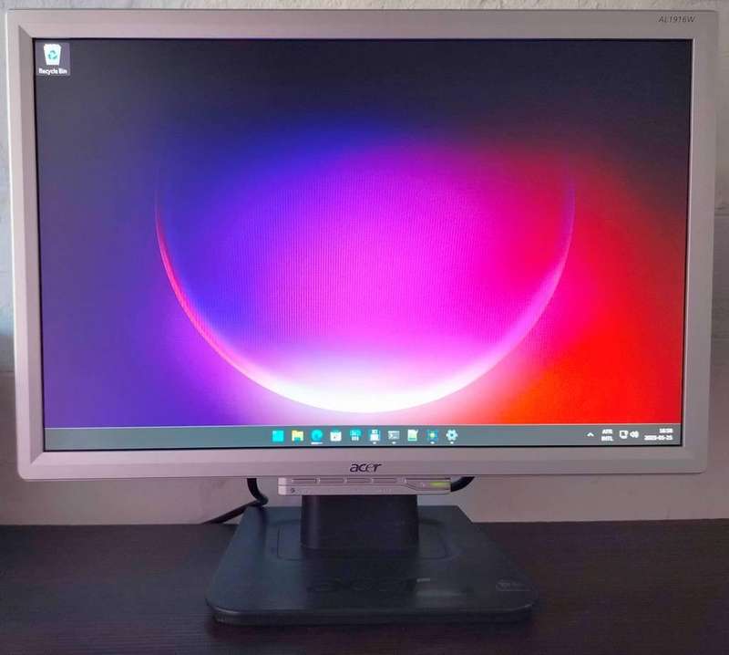 Acer AL1916W monitor | VGA, DVI, HDMI | WXGA+