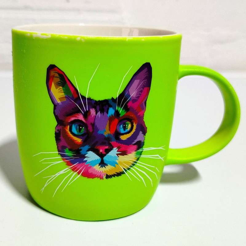 3 Mugs | Donate Blood, Green Cat, Blue Angel