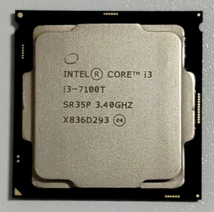 Intel i3 7100T CPU | 2C/4T @ 3.4GHz | 7th Generation | Kaby Lake | Socket 1151