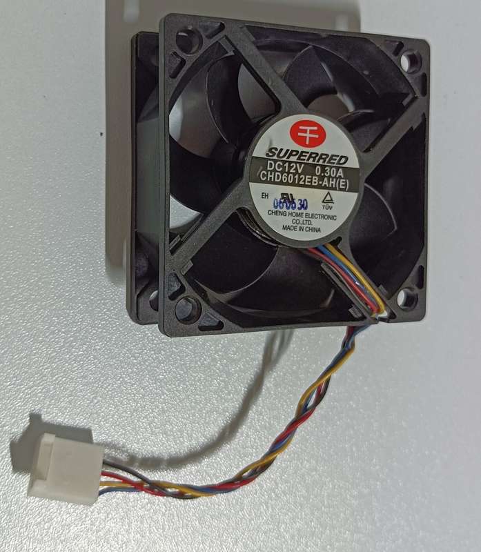 60mm fan | 60x12mm 12V 0.3A 4-pin | Superred | Very clean