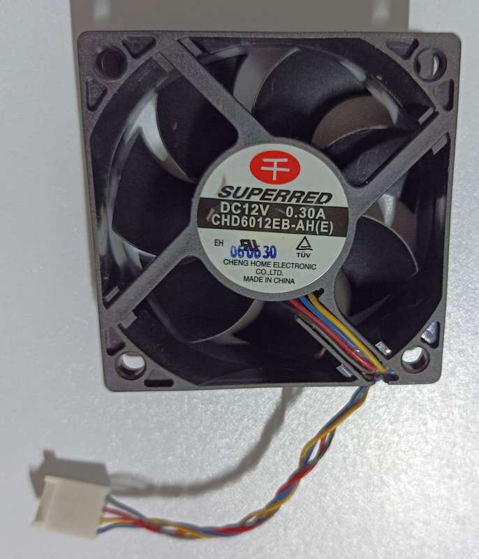 60mm fan | 60x12mm 12V 0.3A 4-pin | Superred | Very clean