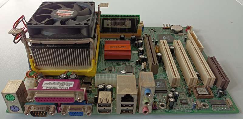 Matsonic 478 board | Intel P4 Celeron 2.4GHz | 512MB RAM | 20GB IDE HDD | 320w PSU | Windows XP Pro