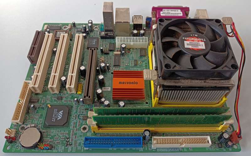 Matsonic 478 board | Intel P4 Celeron 2.4GHz | 512MB RAM | 20GB IDE HDD | 320w PSU | Windows XP Pro