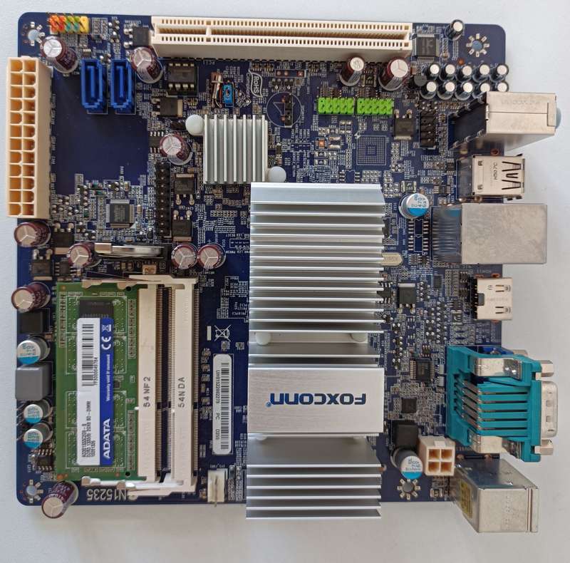 Foxconn Motherboard + Intel D2550 2C/4T CPU + 2GB DDR3 RAM