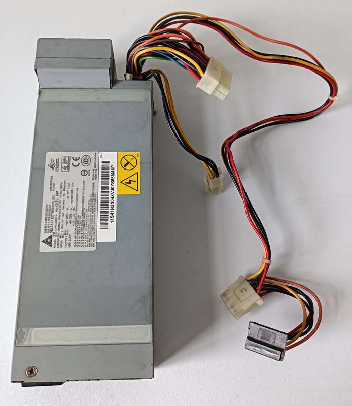 Delta/IBM/Lenovo low profile power supply | 223watt | ATX 20pin + CPU 4pin + SATA + Molex