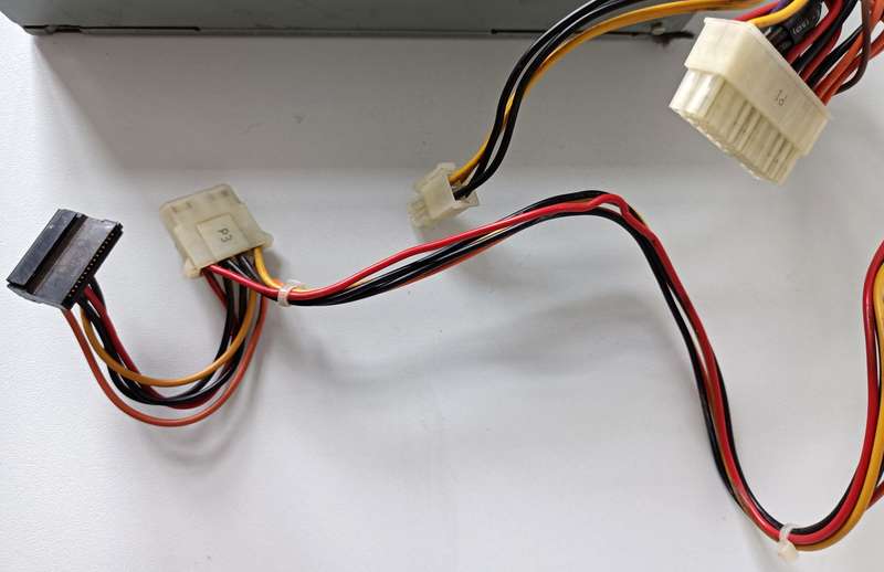 Delta/IBM/Lenovo low profile power supply | 223watt | ATX 20pin + CPU 4pin + SATA + Molex