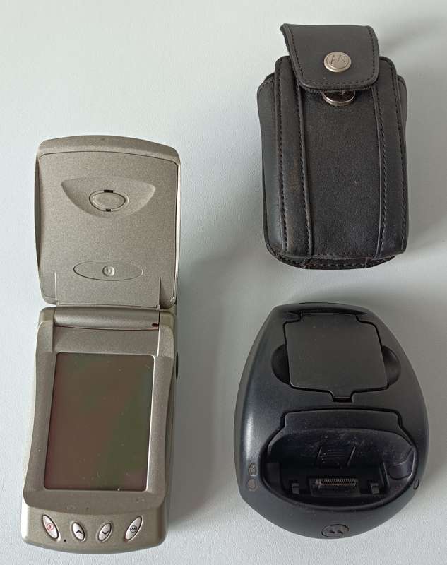 Retro Motorola flip phone