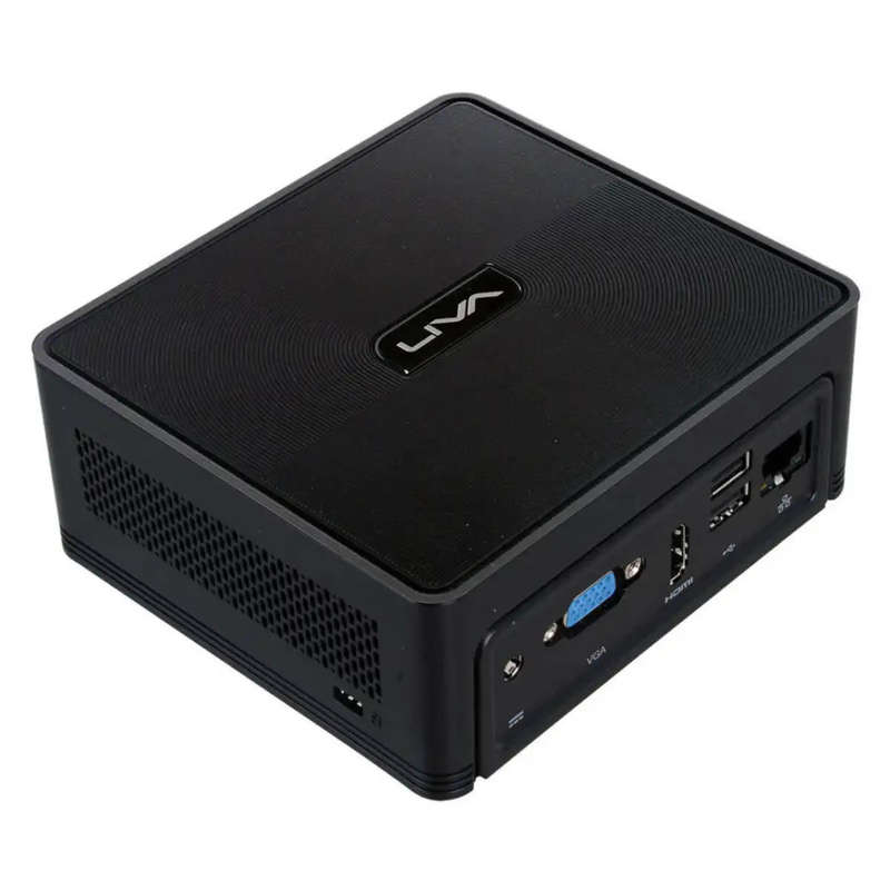 LIVA Z2V SFF PC | Intel Celeron N4000 @ 1.1GHz | 8GB DDR4 RAM | eMMC 32GB | Support 2.5" SATA HDD