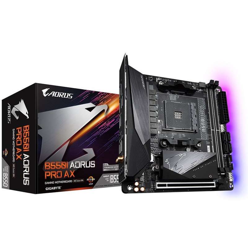 Gigabyte B550I AORUS PRO AX | AM4 ITX Motherboard | In box