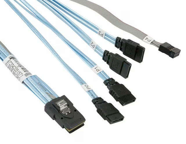 Supermicro Internal MiniSAS to 4 SATA Cable (CBL-0097L-02)