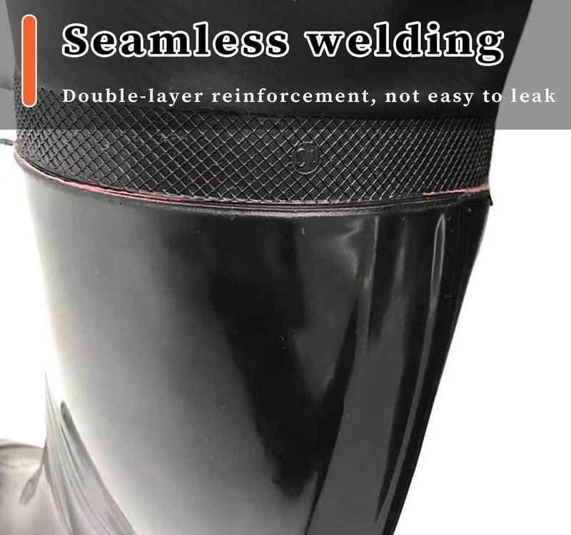 Full Body Waterproof Fishing Waders Boots One-Piece Suit - 2 XL
