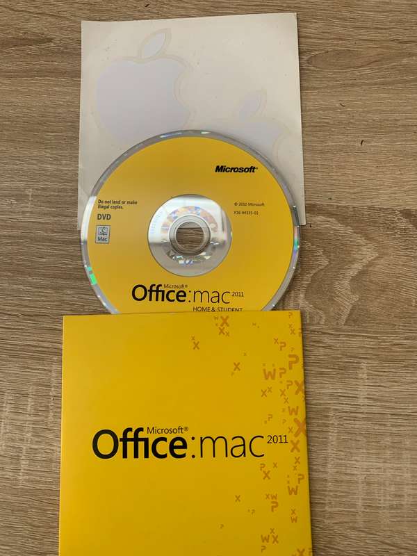 APPLE MAC  2011 OFFICE HOME AND STUDENT  PLUS iWork INSTALLATION DVD