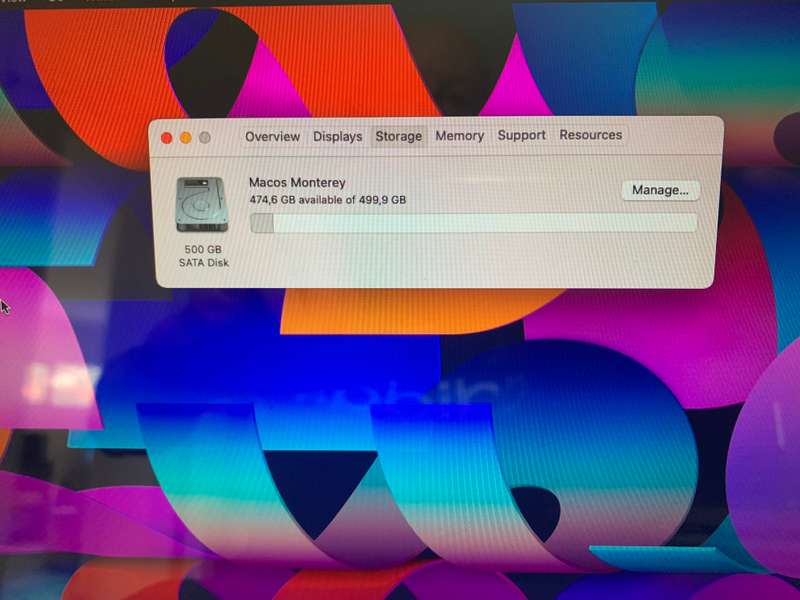 2012 Apple MacBook Pro 13" - Dual Core i5 2.5GHz | 8GB RAM, |500GB HDD | MacOs Monterey