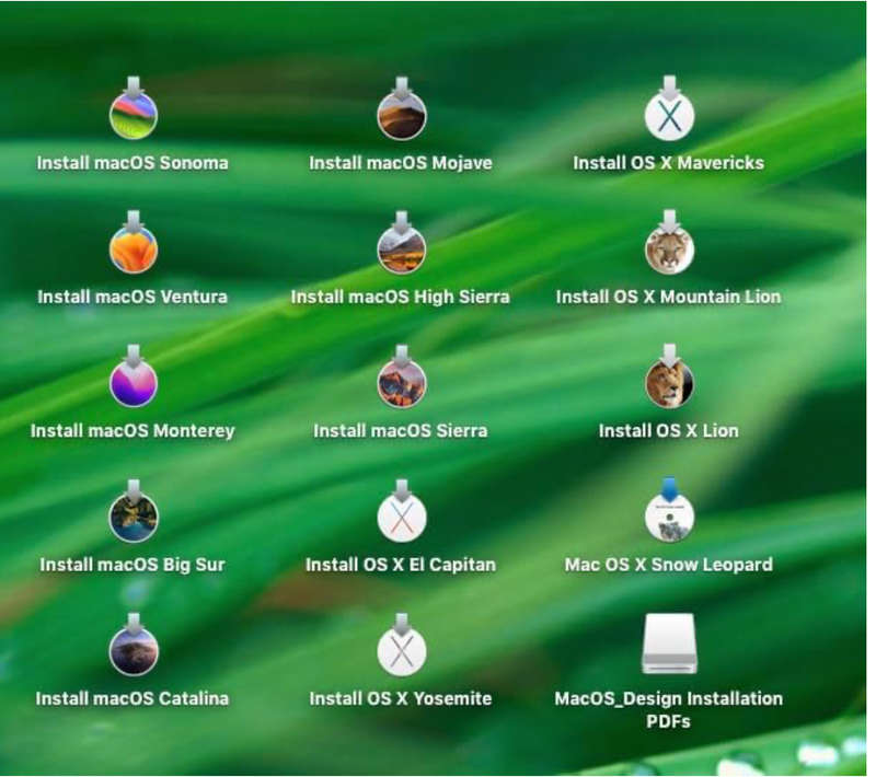 APPLE  macOS BOOTABLE   SOFTWARE INSTALLER  ON  USB OR DVD