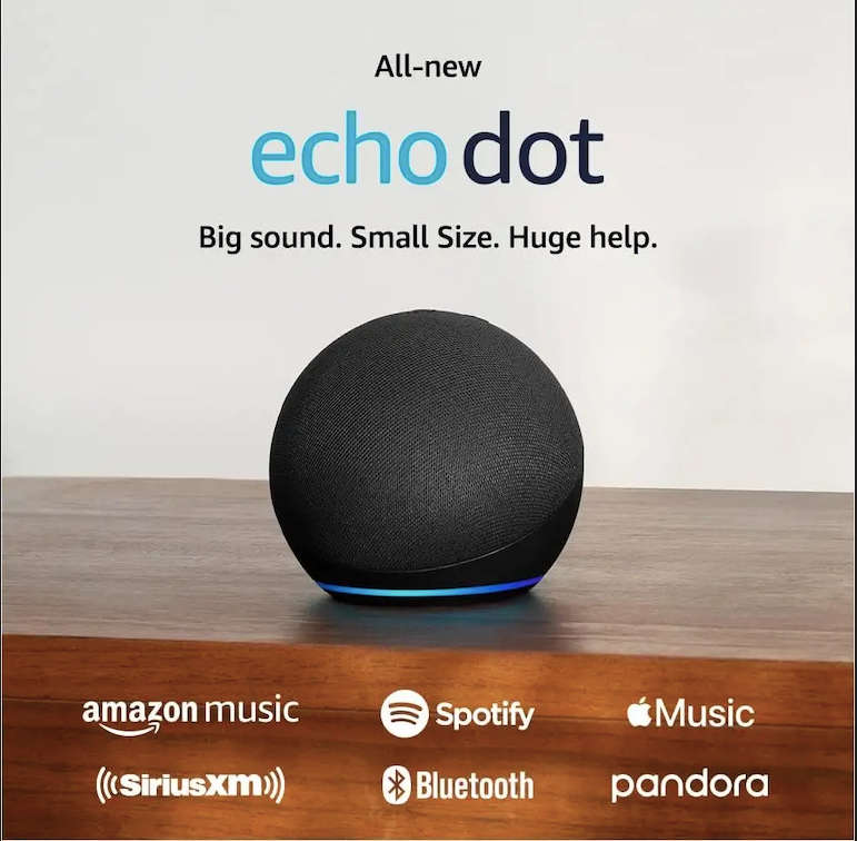 Amazon - Echo Dot (5th Gen) (ALEXA) | SMART HOME ASSISTANT