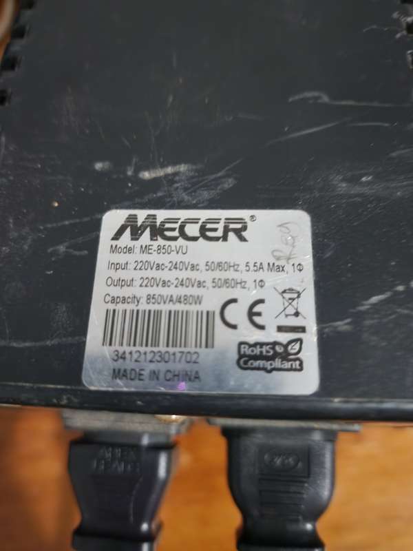 Mecer 850VA UPS