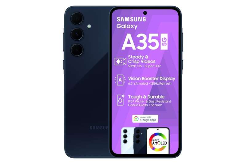 Samsung Galaxy A35 5G 128GB Dual Sim - Awesome Navy