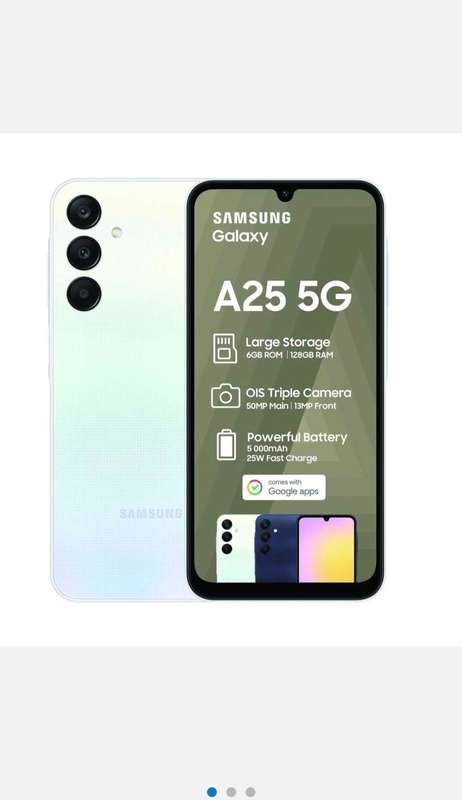 Samsung Galaxy A25 5G 128GB Dual Sim - Light Blue