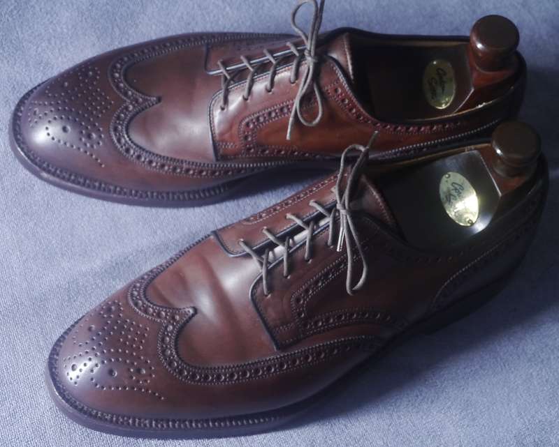 Crocket & Jones -  Pembroke Whisky Cordovan Double Leather Sole