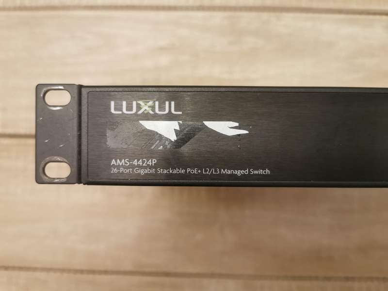 Luxul AV Series 26 Port/24 PoE+ Stackable L2/L3 Managed Switch