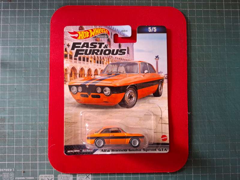 Hot Wheels Car Culture Fast & Furious 5/5 Alfa Romeo Giulia Sprint GTA
