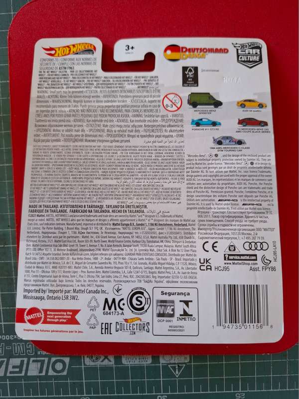 Hot Wheels Premium Deutschland Design Mercedes Sprinter