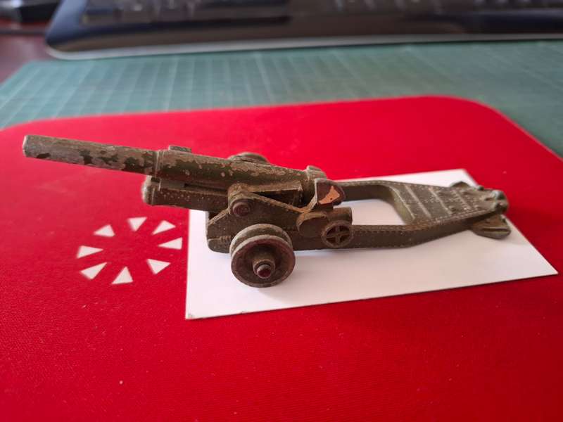 Dinky Toys 693 Field Gun Howitzer 7.2in