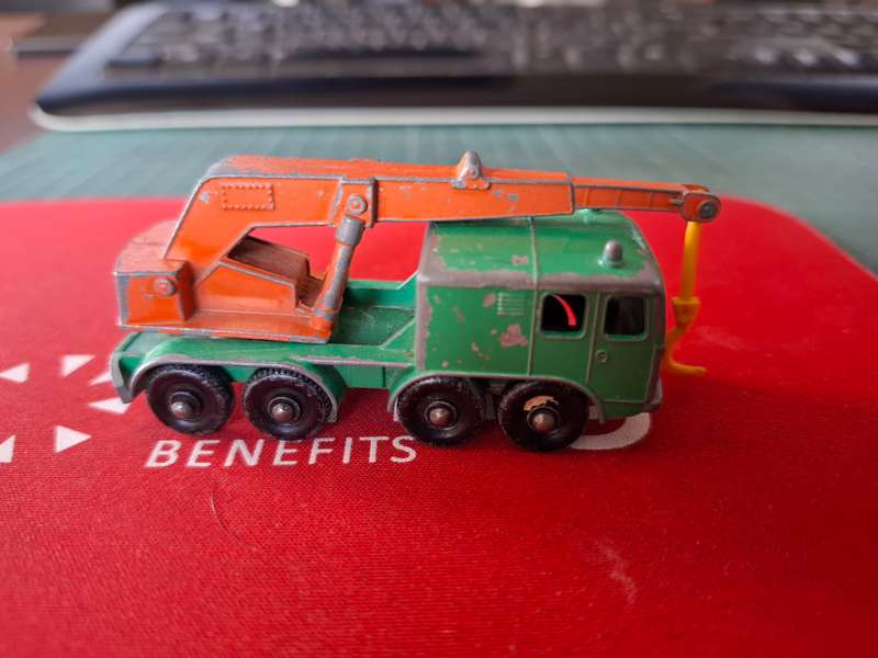 Lesney Matchbox Regular Wheels #30 8 Wheel Crane Truck