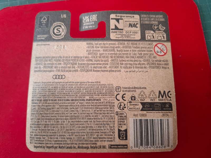 Matchbox 2025 Super Chase Audi R8