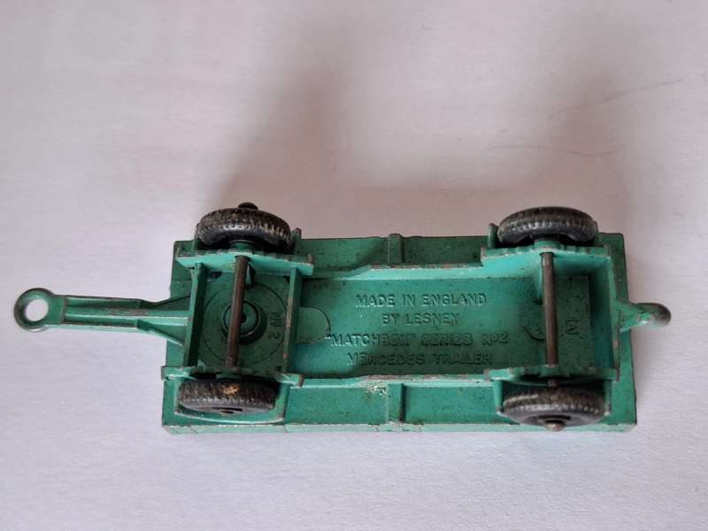 Vintage Matchbox #2d Mercedes Trailer