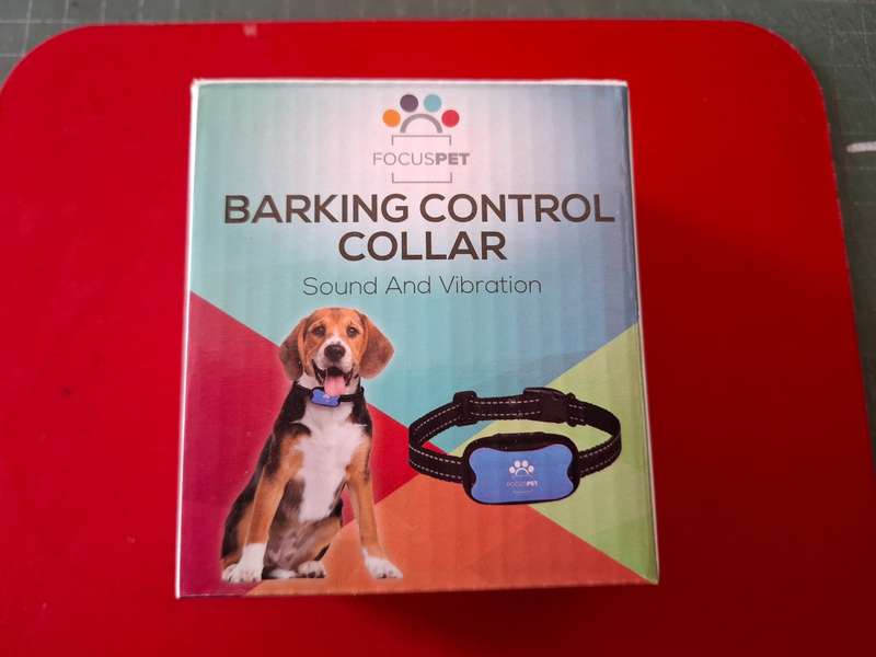 FocusPet No Shock Collar Auto Dog Training Sound Vibration Dog Bark Control Collar