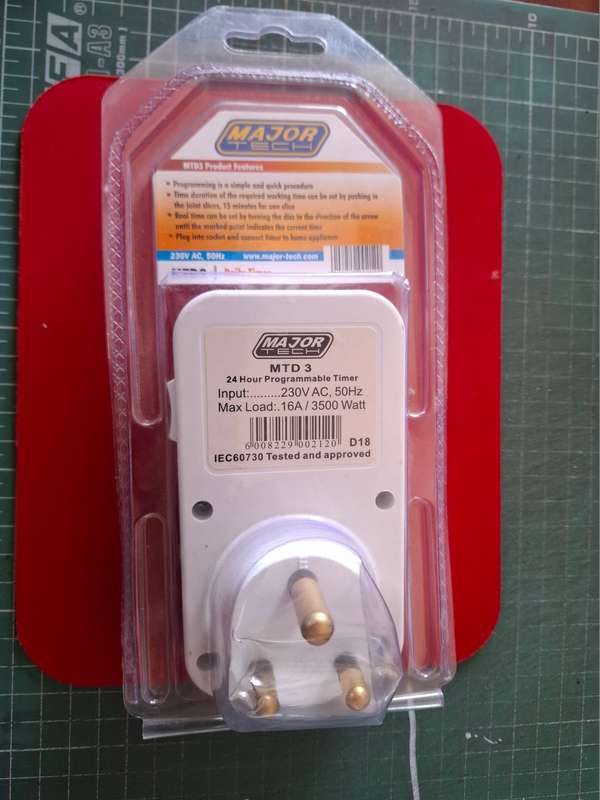 Majortech 24 Hour Programmable timer
