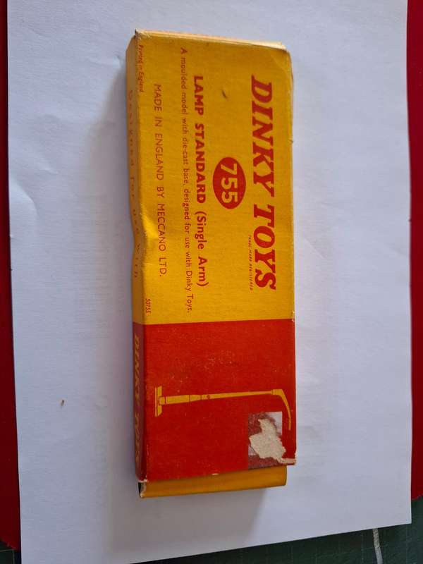 Original Dinky Box #755 Lamp Standard