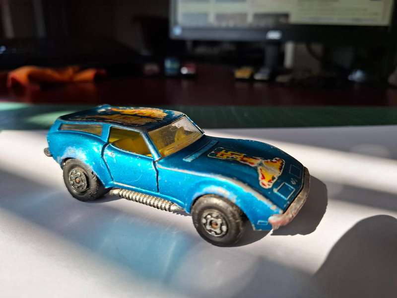 Matchbox Speed Kings K55 Corvette Caper Cart