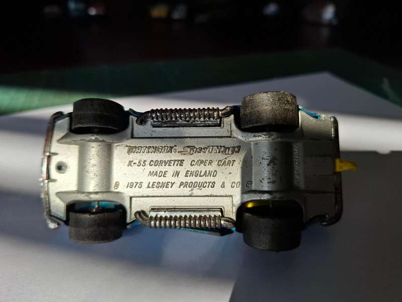 Matchbox Speed Kings K55 Corvette Caper Cart