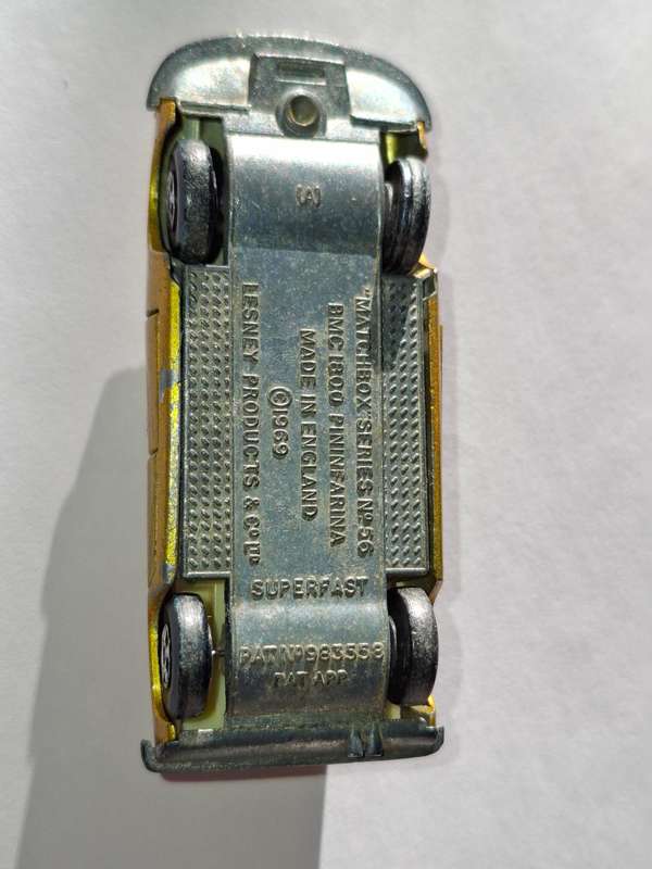 Vintage Matchbox Lesney Superfast #56 BMC Pininfarina
