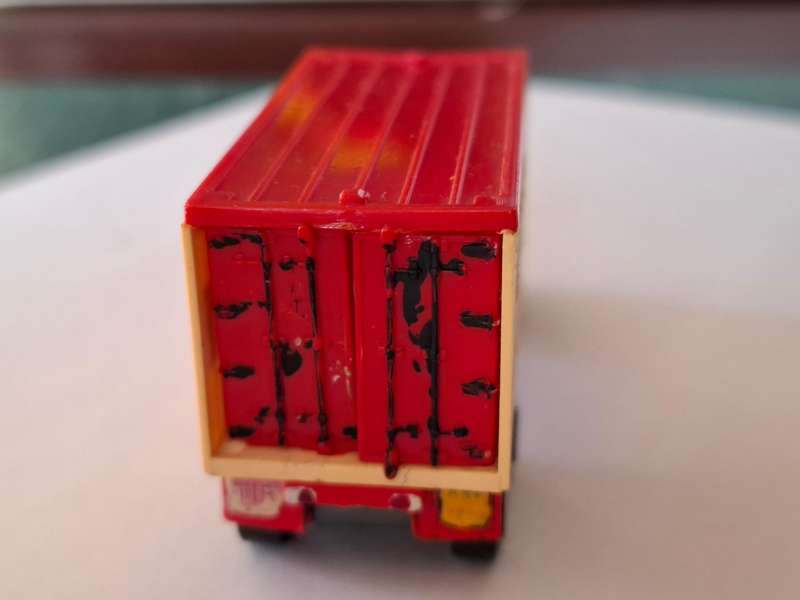 Vintage Matchbox Lesney Superfast #42 Mercedes Container Truck